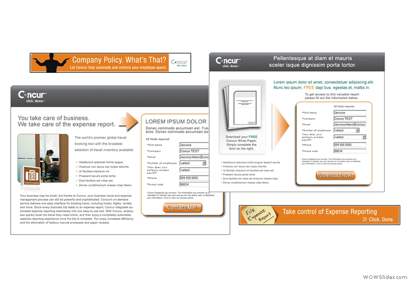 Pay Per Click Banner Ads and Landing Pages: